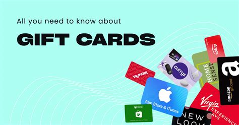 Various Gift Card Formats 